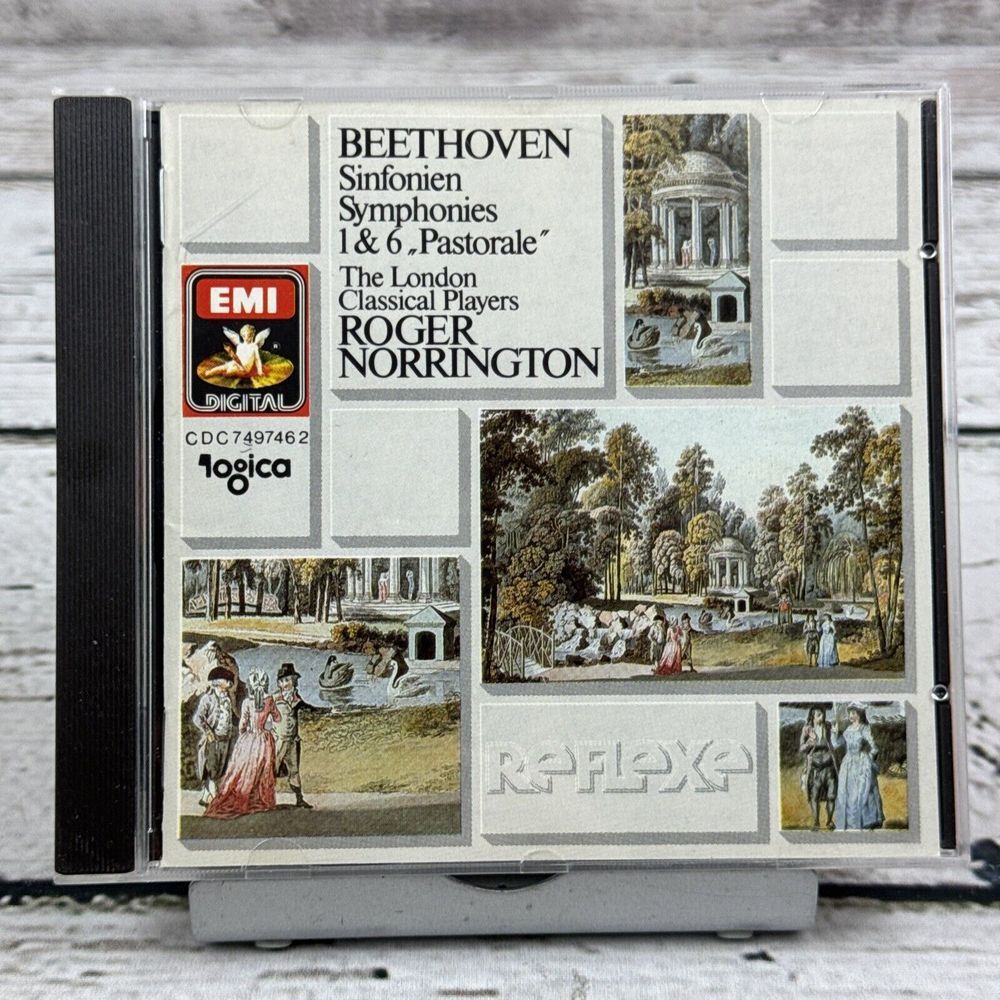 Beethoven Symphonies No 1 & 6 "Pastorale" The London Classical Players [1988 CD]